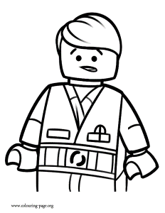 The Lego Movie - Emmet, a Master Builder coloring page