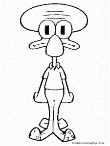 Free Spongebob And Squidward Coloring Pages, Download Free Clip ...