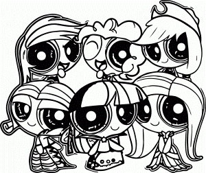 Pony Cartoon My Little Pony Coloring Page 24 | 