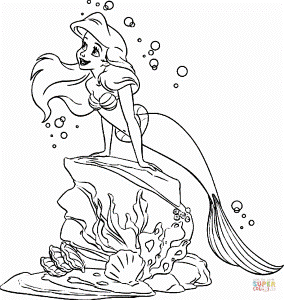 The Little Mermaid coloring pages | Free Coloring Pages