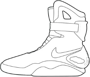 Running Shoe Coloring Page at GetDrawings | Free download