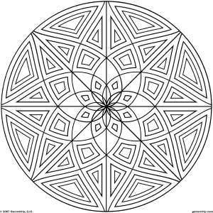3D Circle Coloring Pages Printable - Сoloring Pages For All Ages