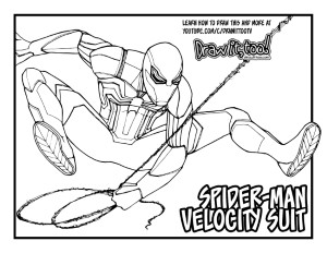 Spider Man Coloring Spiderman Ps4 Velocity Suit Spiderman Ps4 Coloring  Pages Coloring page thanksgiving art for toddlers things to do inside with  kids multiplication games for kids color by number worksheets for