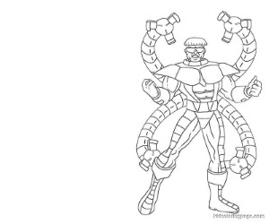 doctor octopus coloring pages - High Quality Coloring Pages
