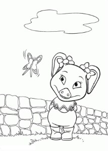 Molly is Pleased Saw a Butterfly in Jakers! the Adventure of ...