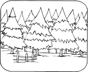 Enchanted Forest Coloring Pages Deciduous Forest Animals Coloring ...