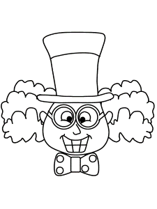 Mad Hatter Colouring Page