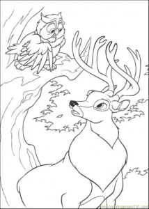 Bambi Coloring Online