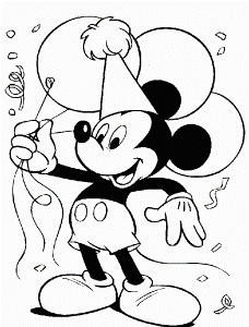 Mickey Mouse Coloring Pages - Free Printable Coloring Pages | Free