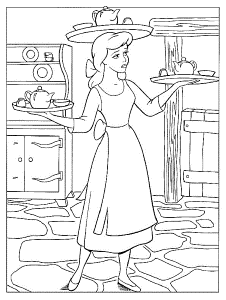 Cinderella Coloring Pages 2 | Free Printable Coloring Pages