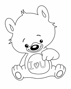 I Love U Coloring Pages - Free Printable Coloring Pages | Free