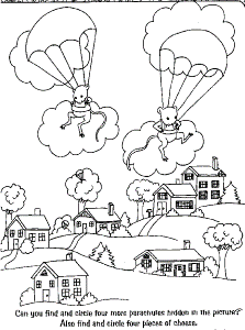 Hidden Picture Coloring pages