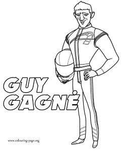 Turbo - Guy Magné coloring page