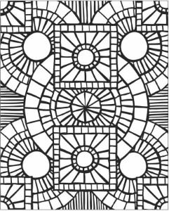 Mosaic Coloring Pages | Coloring Pages