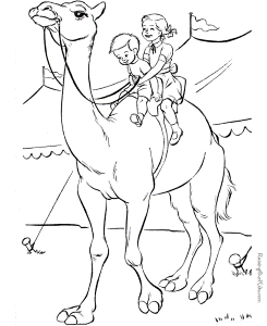 Circus coloring pages sheets 003
