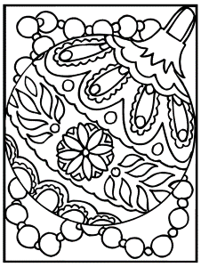 Free printable ornament coloring pages | Educational