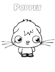 poppit moshi monsters Colouring Pages