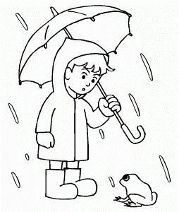 Boy-With-His-Umbrella-And-Rain