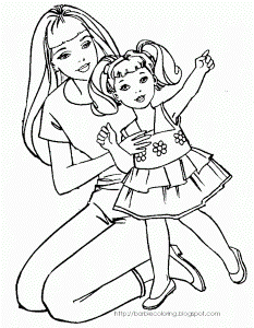 Printable Barbie Coloring Pages | Best Coloring Pages