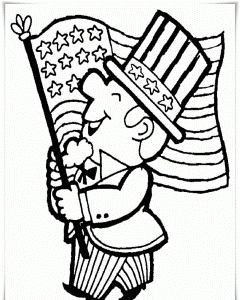 Print American Flag Coloring Pages | Laptopezine.