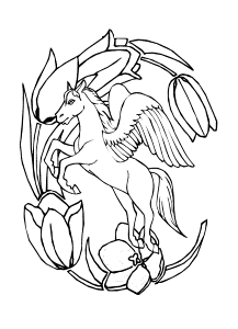 Pegasus Coloring Page - Free Coloring Pages For KidsFree Coloring