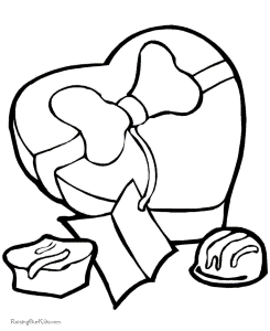 Valentine Coloring Pages - 002