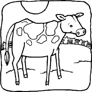 Cows Coloring Pages 19 | Free Printable Coloring Pages