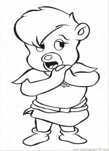 Coloring Pages Little Bear (Cartoons > Others) - free printable