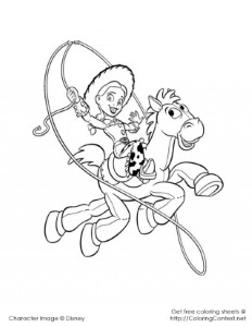 Jessie Toy Story Coloring Pages Coloring Pages Of Jessie From