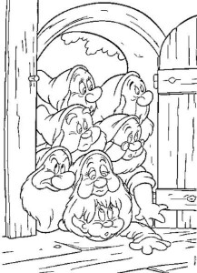 Disney Snow White and the Seven Dwarfs Coloring Pages | Disney