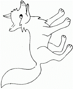 e fox Colouring Pages (page 2)