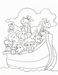 Coloring Pages Of Noah 39 S Ark 234725 Noah And The Ark Coloring Pages