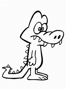 A Broken Hearted Alligator Coloring Sheets Kids Coloring Pages