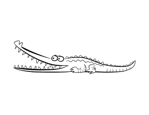 coloring pages for alligators : Printable Coloring Sheet ~ Anbu