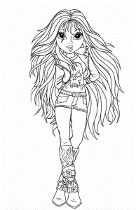 Moxie Girlz Coloring Pages (6) - Coloring Kids