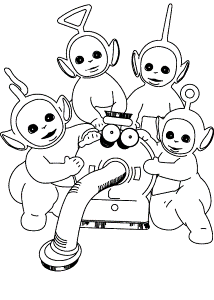 teletubbies pictures Colouring Pages