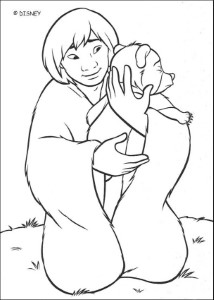 Brother Bear coloring book pages - Brother Bear 34