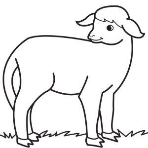 farm animals Sheep Coloring Pages For Kids | Great Coloring Pages