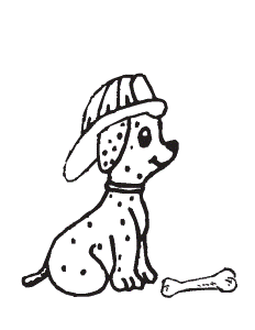 puppy fireman coloring pages | Coloring Pages