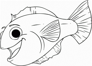 Fish Coloring Pages To Print Coloring Picture HD For Kids 98002