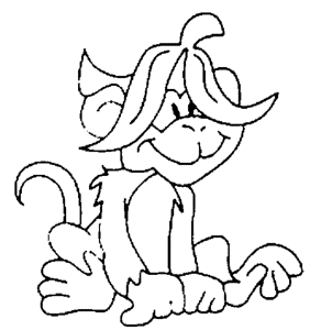 Monkey Coloring Pages | Coloring Town
