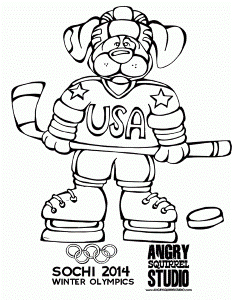 Winter Olympics Free Coloring Pages