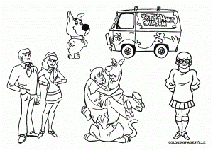 Scooby Coloring Pages - Free Coloring Pages For KidsFree Coloring