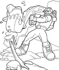 cartoon heroes Colouring Pages (page 2)