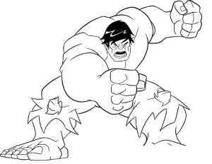 Hulk Coloring Page - Free Coloring Pages For KidsFree Coloring