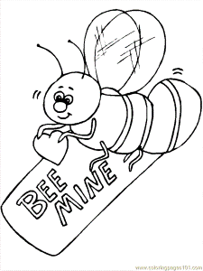 Coloring Pages Bumblebee (Insects > Bumblebee) - free printable