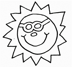 Summer Coloring Pages – The Sun | coloring pages
