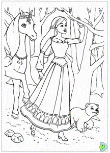 Barbie and The Magic Pegasus Coloring Pages 99 « Printable