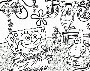 SpongeBob Coloring Pages (
