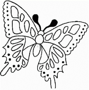 Butterflies Coloring Pages 44 | Free Printable Coloring Pages